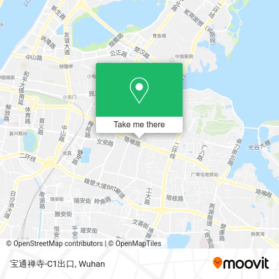 宝通禅寺-C1出口 map