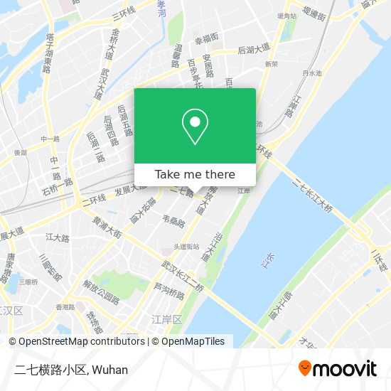二七横路小区 map