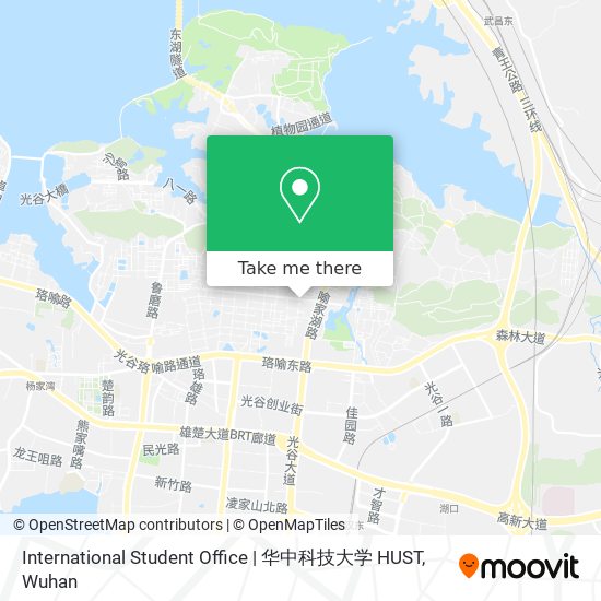 International Student Office | 华中科技大学 HUST map