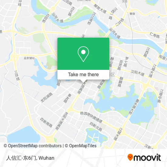 人信汇-东6门 map