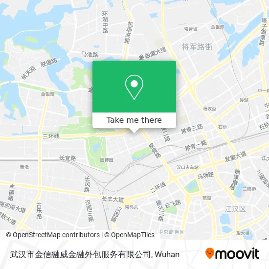 武汉市金信融威金融外包服务有限公司 map