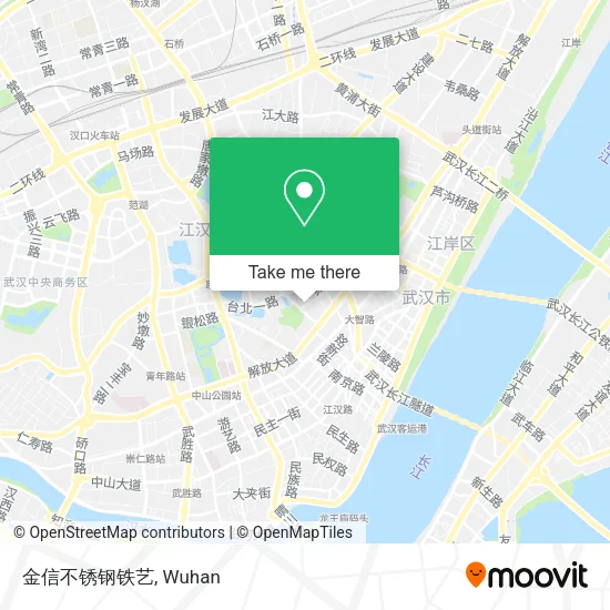 金信不锈钢铁艺 map