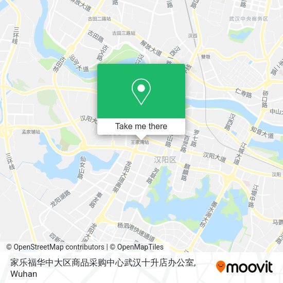 家乐福华中大区商品采购中心武汉十升店办公室 map