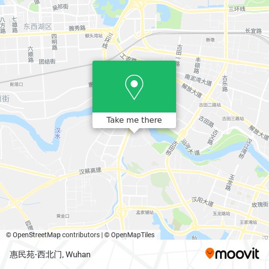 惠民苑-西北门 map
