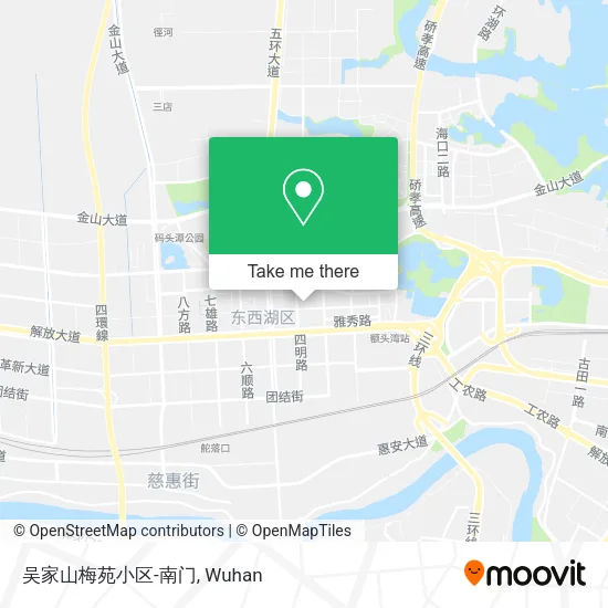 吴家山梅苑小区-南门 map