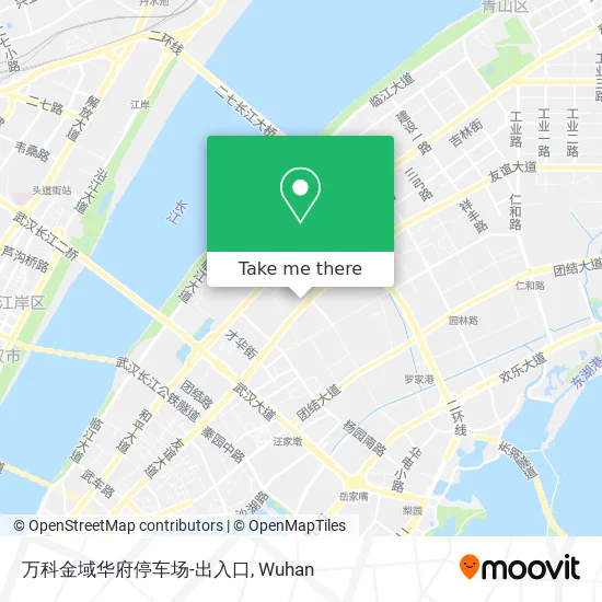 万科金域华府停车场-出入口 map