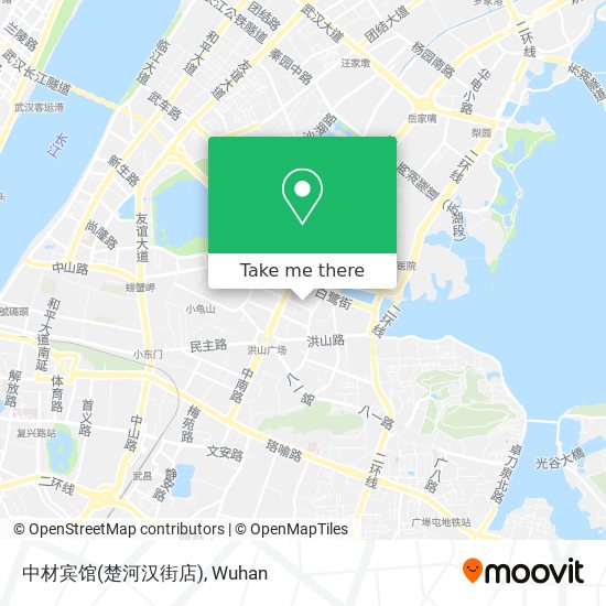 中材宾馆(楚河汉街店) map
