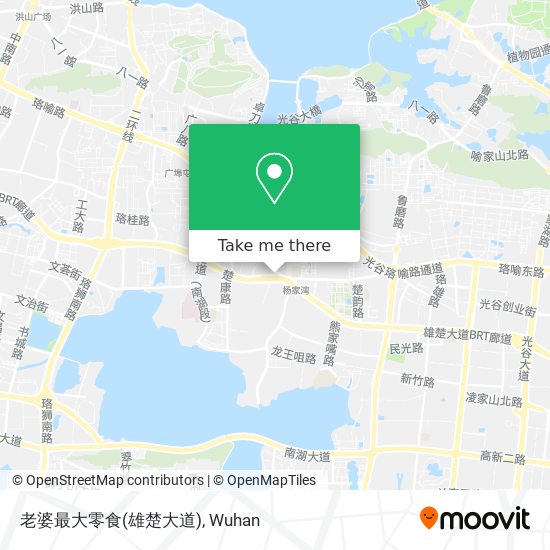 老婆最大零食(雄楚大道) map