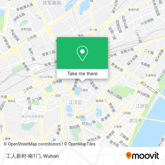 工人新村-南1门 map