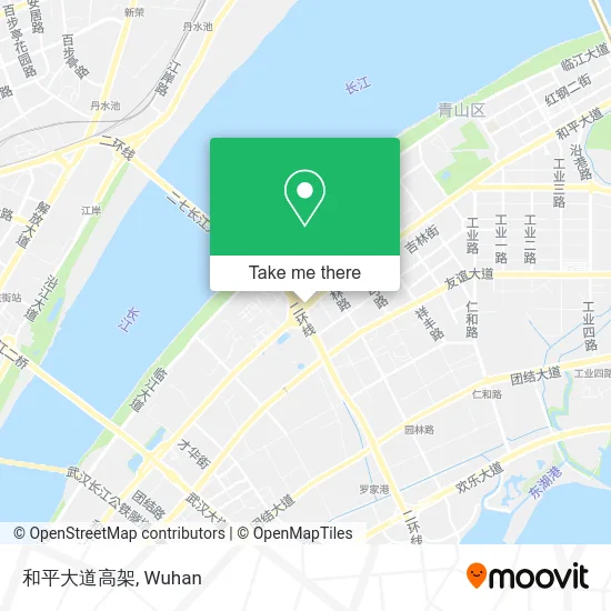 和平大道高架 map