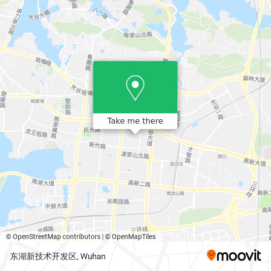 东湖新技术开发区 map
