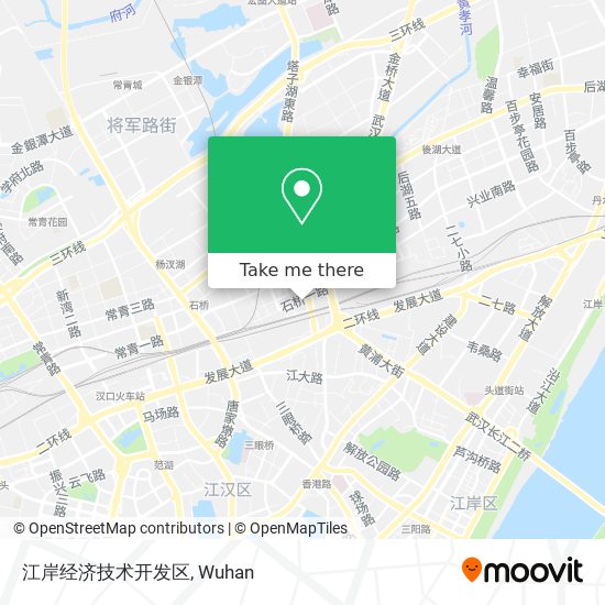 江岸经济技术开发区 map