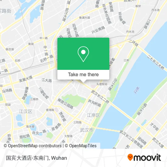 国宾大酒店-东南门 map