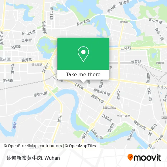 蔡甸新农黄牛肉 map