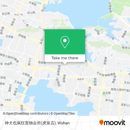 神犬也疯狂宠物会所(虎泉店) map