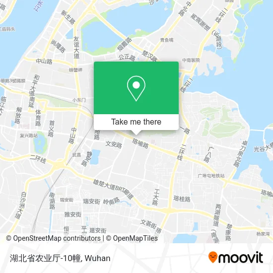 湖北省农业厅-10幢 map