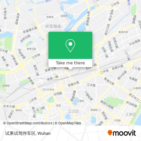 试乘试驾停车区 map