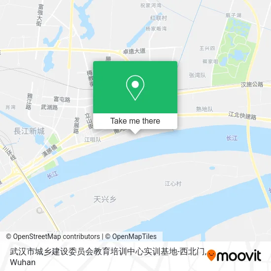 武汉市城乡建设委员会教育培训中心实训基地-西北门 map