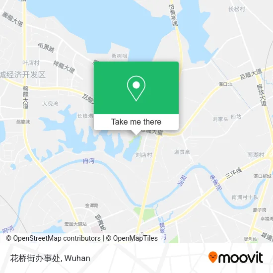 花桥街办事处 map