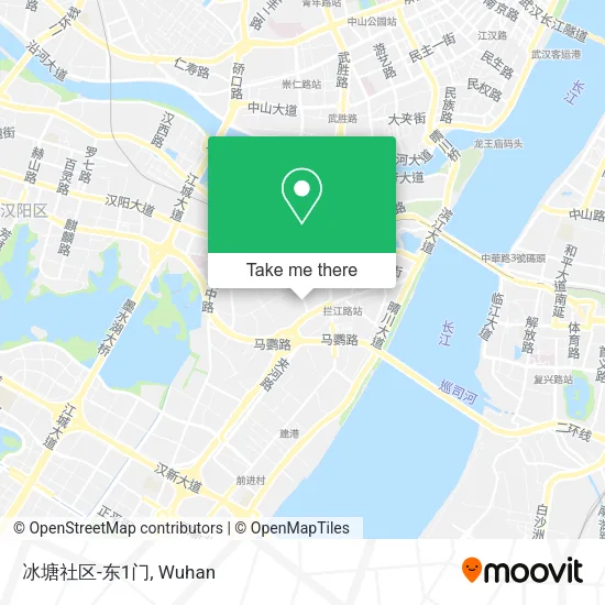 冰塘社区-东1门 map