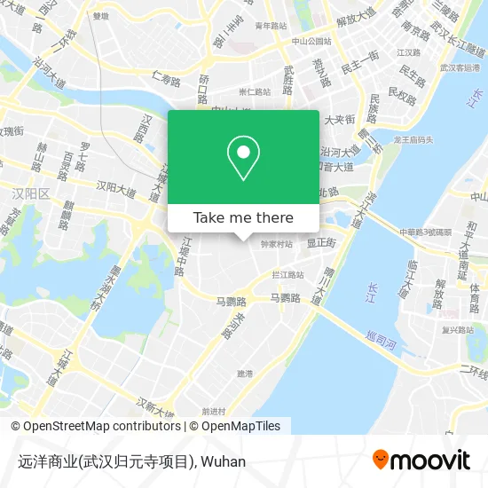 远洋商业(武汉归元寺项目) map