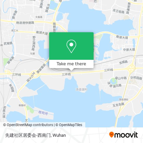 先建社区居委会-西南门 map
