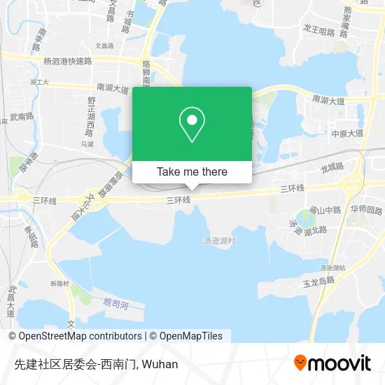 先建社区居委会-西南门 map