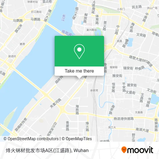 烽火钢材批发市场A区(江盛路) map