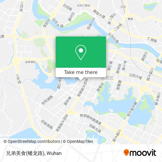 兄弟美食(蟠龙路) map