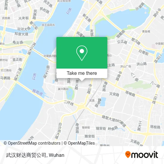 武汉财达商贸公司 map
