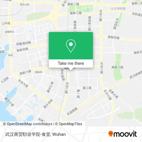 武汉商贸职业学院-食堂 map