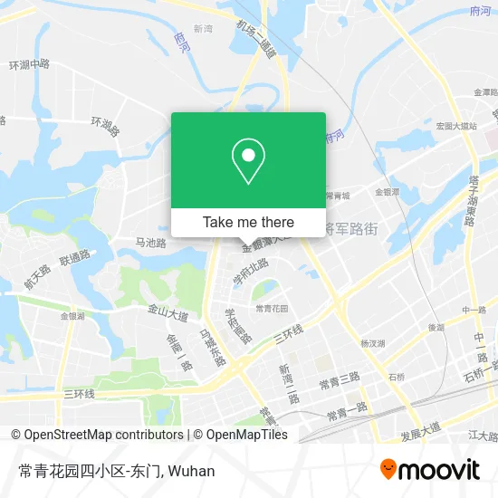 常青花园四小区-东门 map