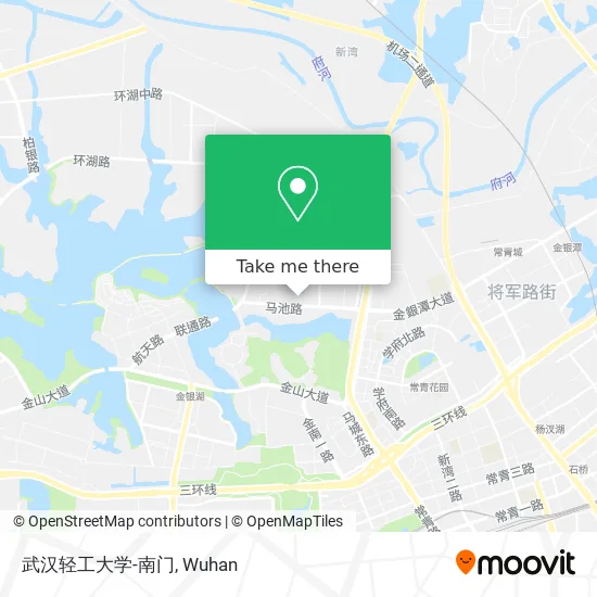武汉轻工大学-南门 map