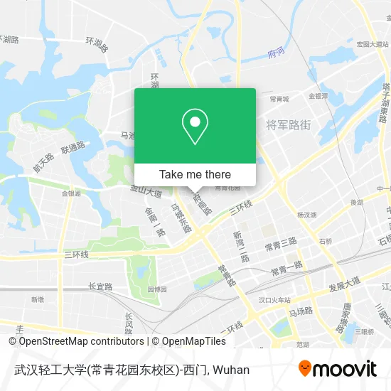 武汉轻工大学(常青花园东校区)-西门 map