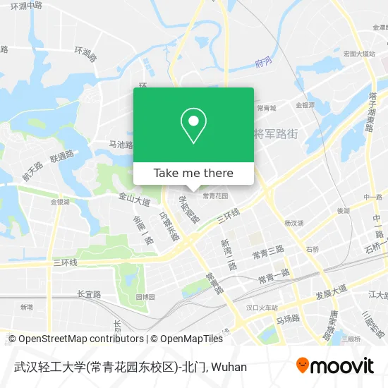 武汉轻工大学(常青花园东校区)-北门 map