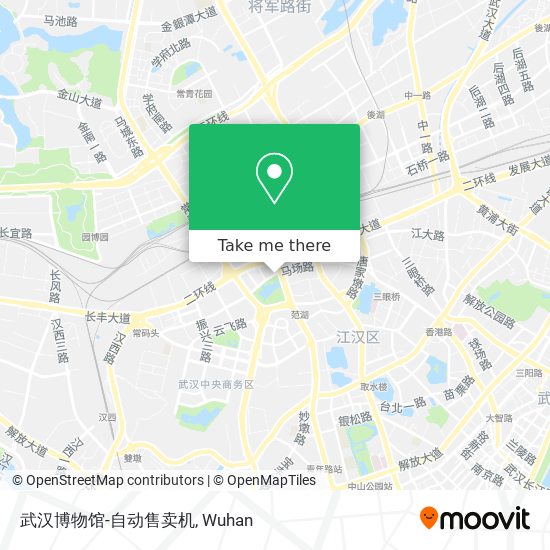 武汉博物馆-自动售卖机 map