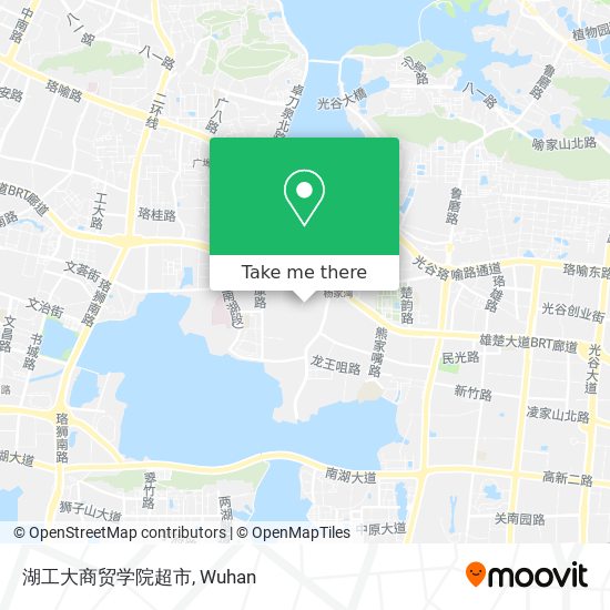 湖工大商贸学院超市 map