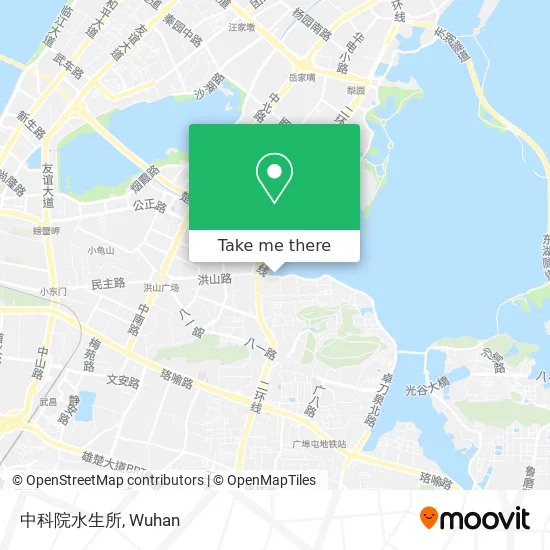 中科院水生所 map