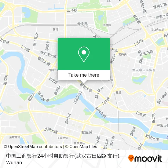 中国工商银行24小时自助银行(武汉古田四路支行) map