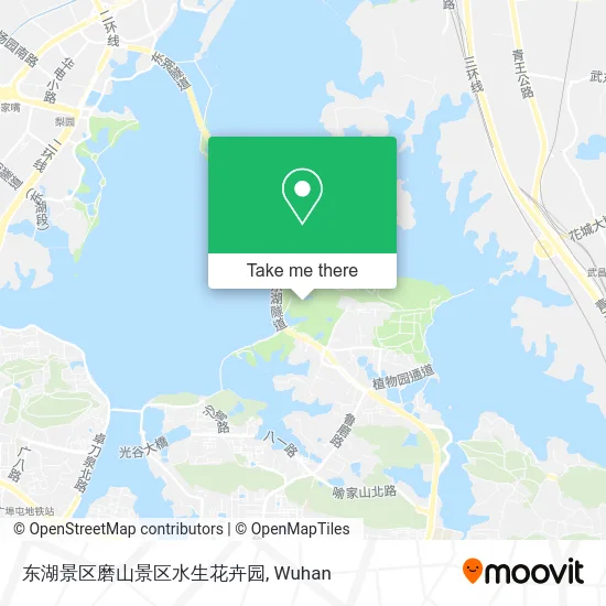 东湖景区磨山景区水生花卉园 map