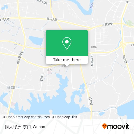 恒大绿洲-东门 map