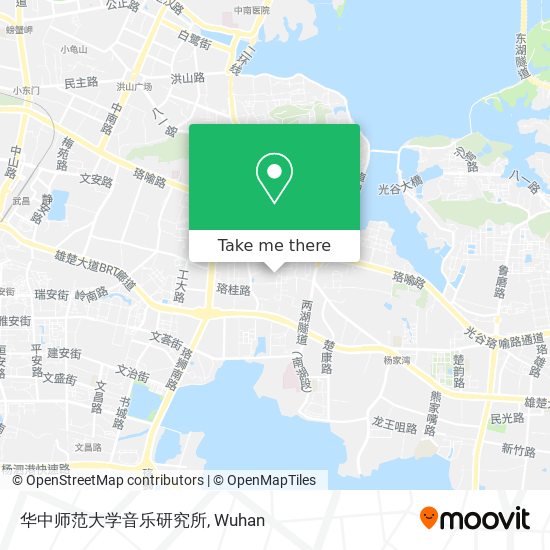 华中师范大学音乐研究所 map