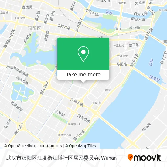 武汉市汉阳区江堤街江博社区居民委员会 map