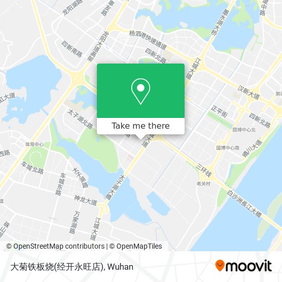 大菊铁板烧(经开永旺店) map