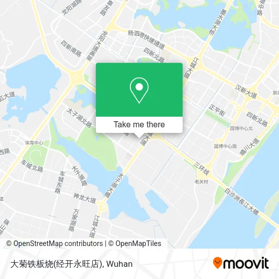大菊铁板烧(经开永旺店) map