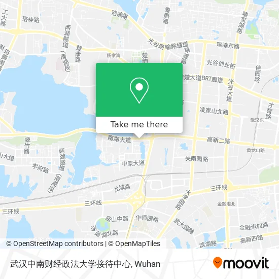 武汉中南财经政法大学接待中心 map