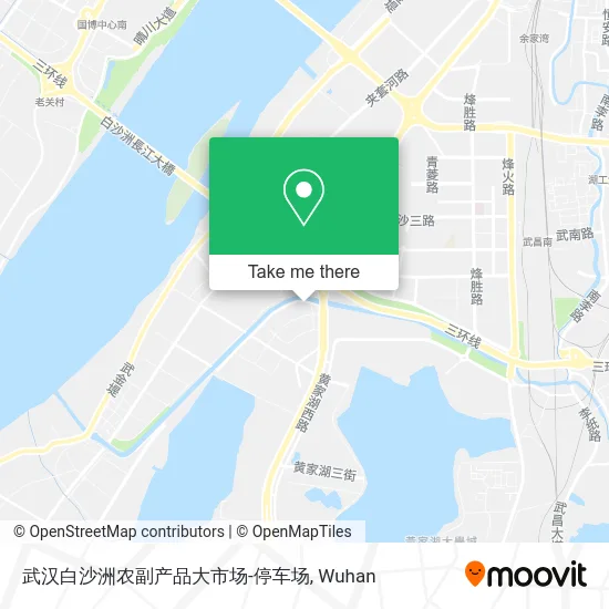 武汉白沙洲农副产品大市场-停车场 map
