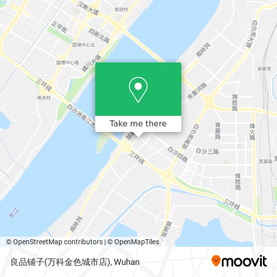 良品铺子(万科金色城市店) map