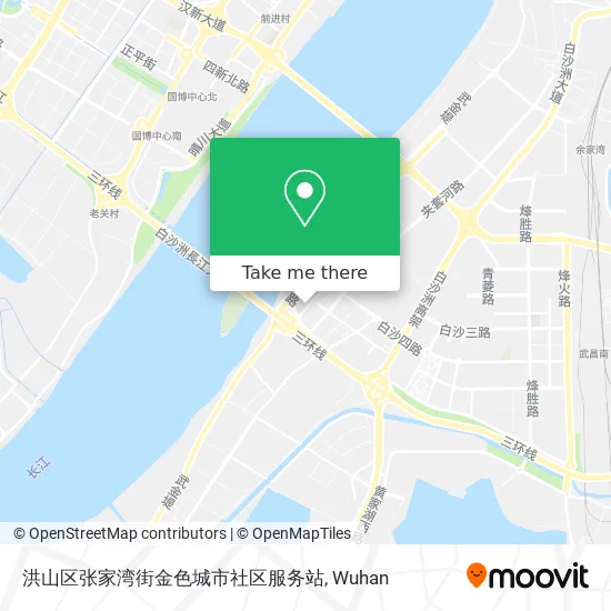 洪山区张家湾街金色城市社区服务站 map