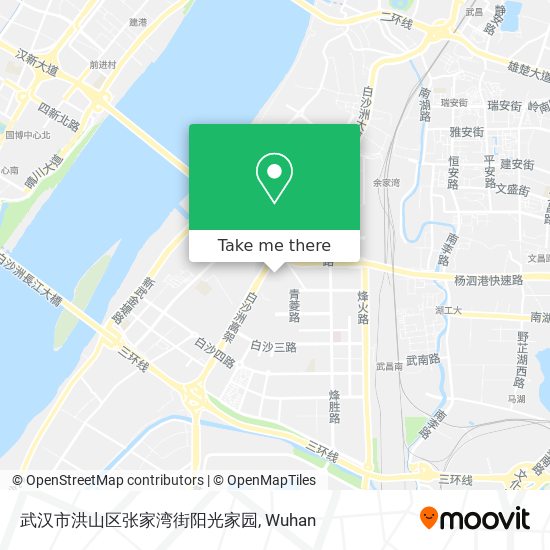 武汉市洪山区张家湾街阳光家园 map